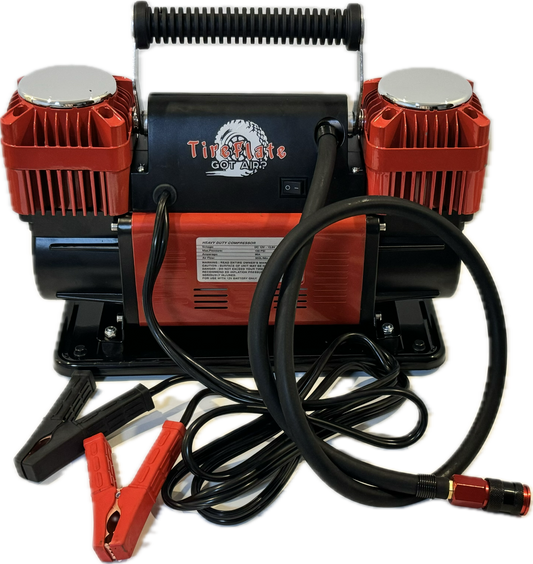 $225 Digital 300LPM  12V Twin Cylinder Offroad, Overland Air Compressor - Tireflate